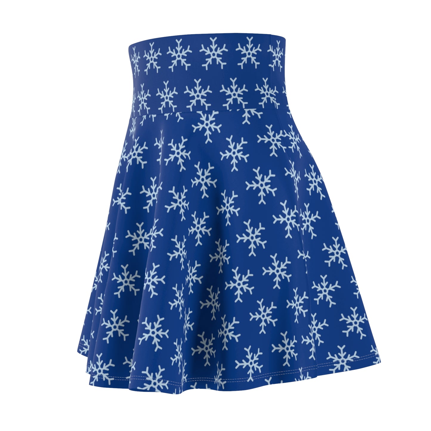 Snowflakes Women's Skater Skirt (AOP)