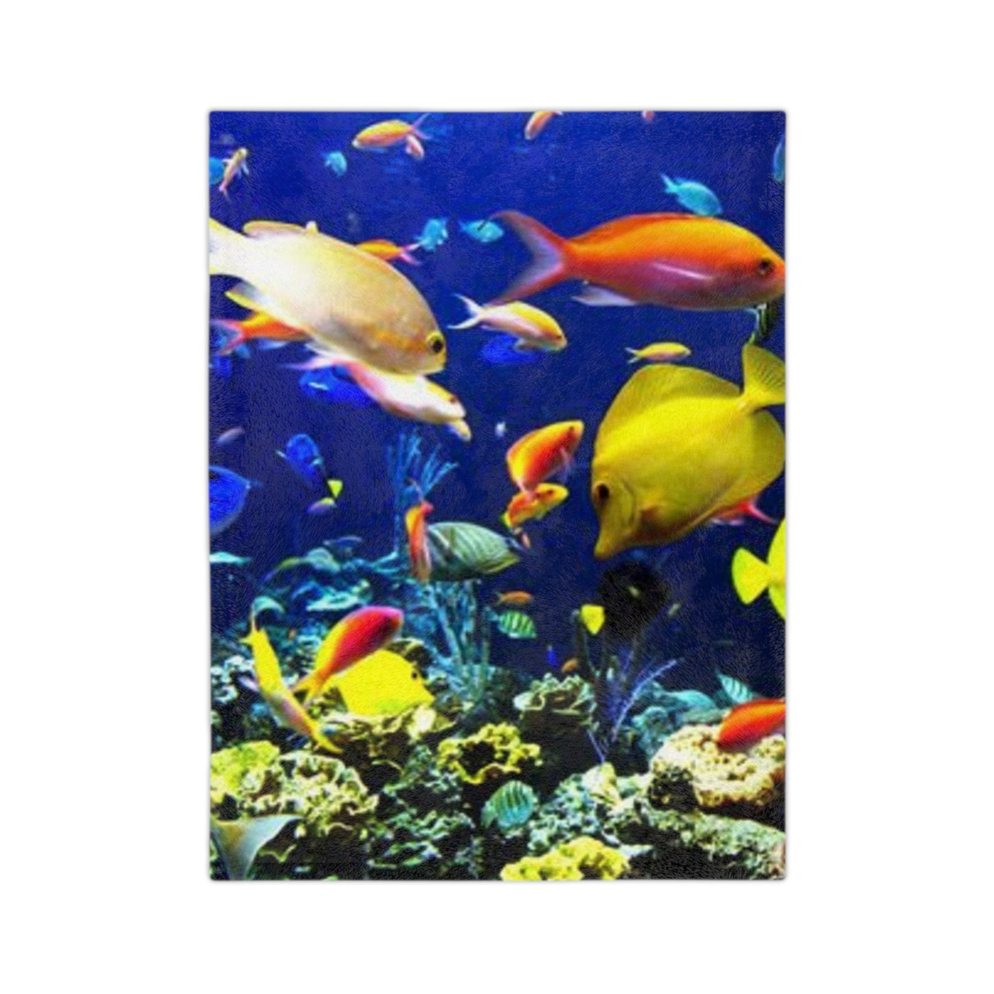 Fish Velveteen Microfiber Blanket