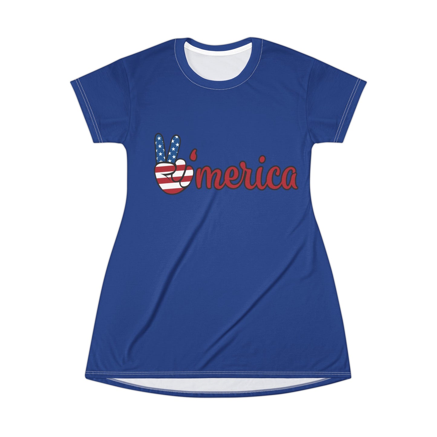 America -Shirt Dress (AOP)