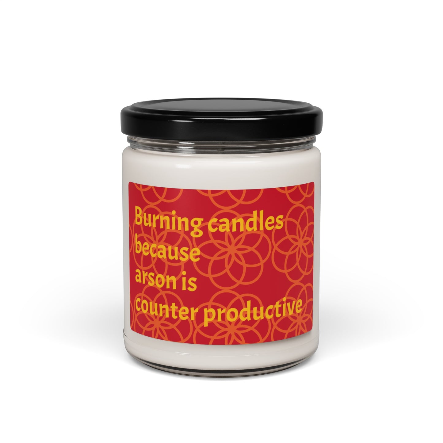 arson is counter Productive Scented Soy Candle, 9oz