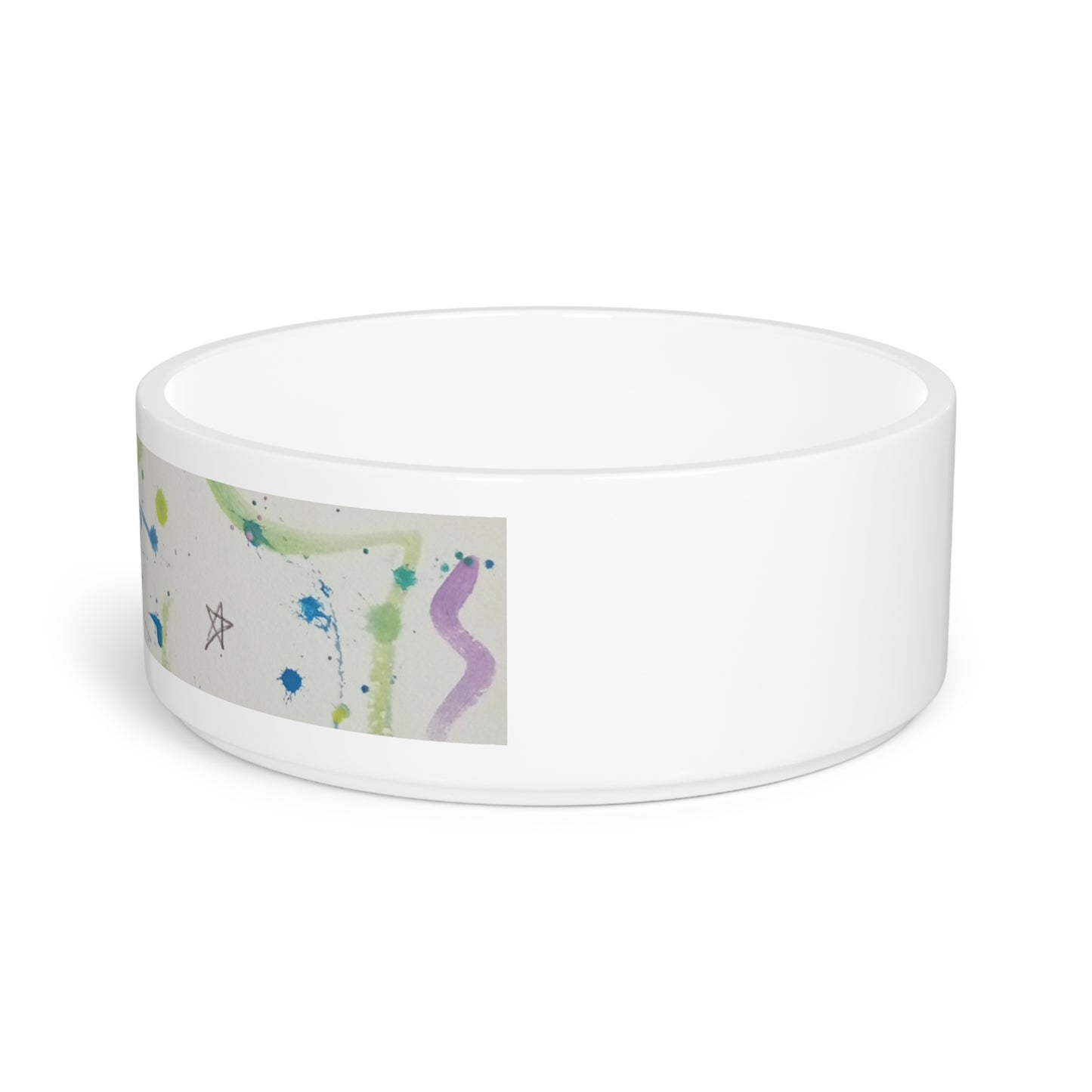 Abstract Art Pet Bowl