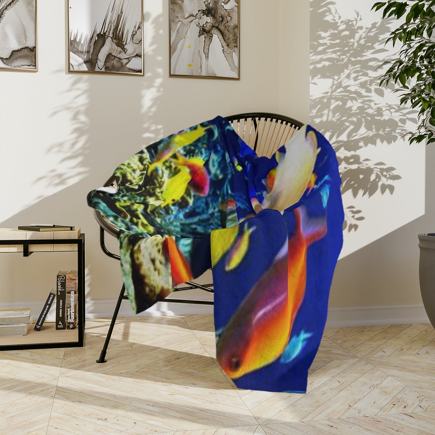 Fish Velveteen Microfiber Blanket