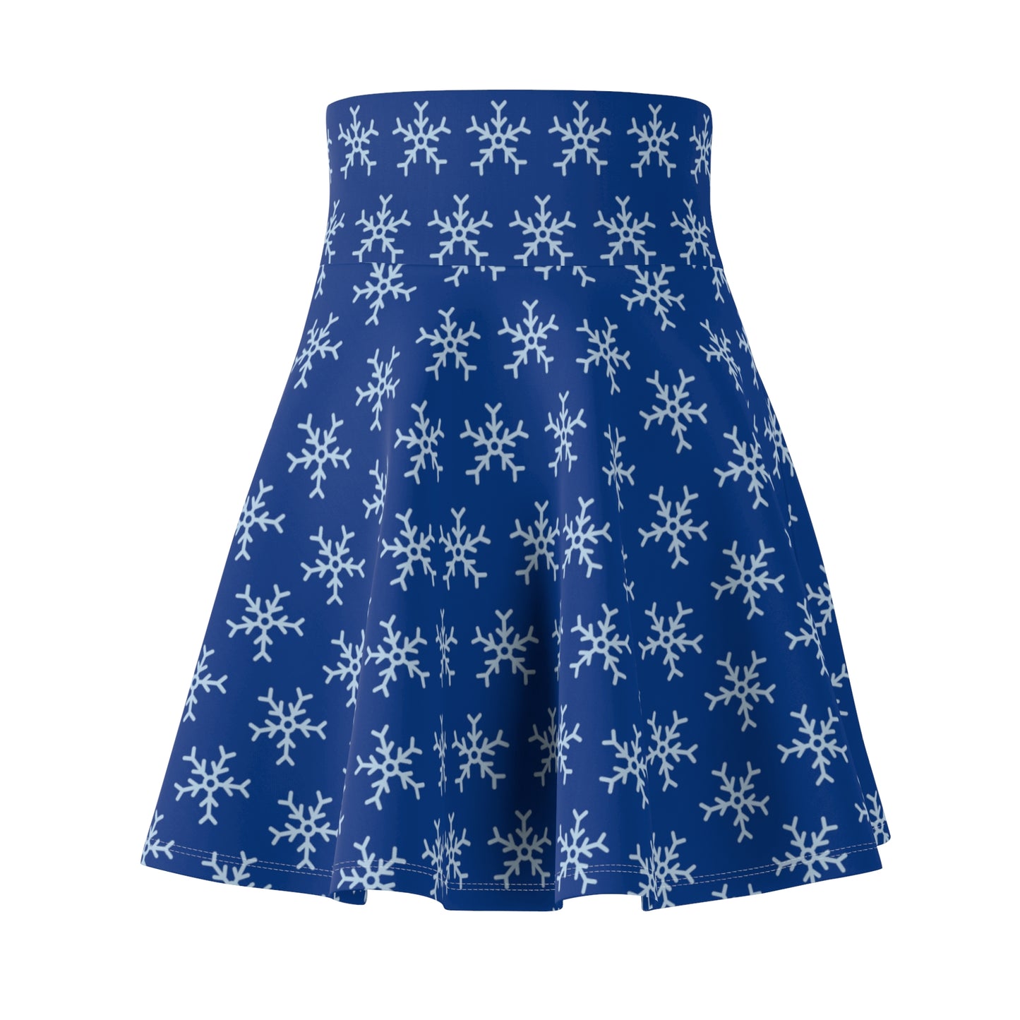 Snowflakes Women's Skater Skirt (AOP)