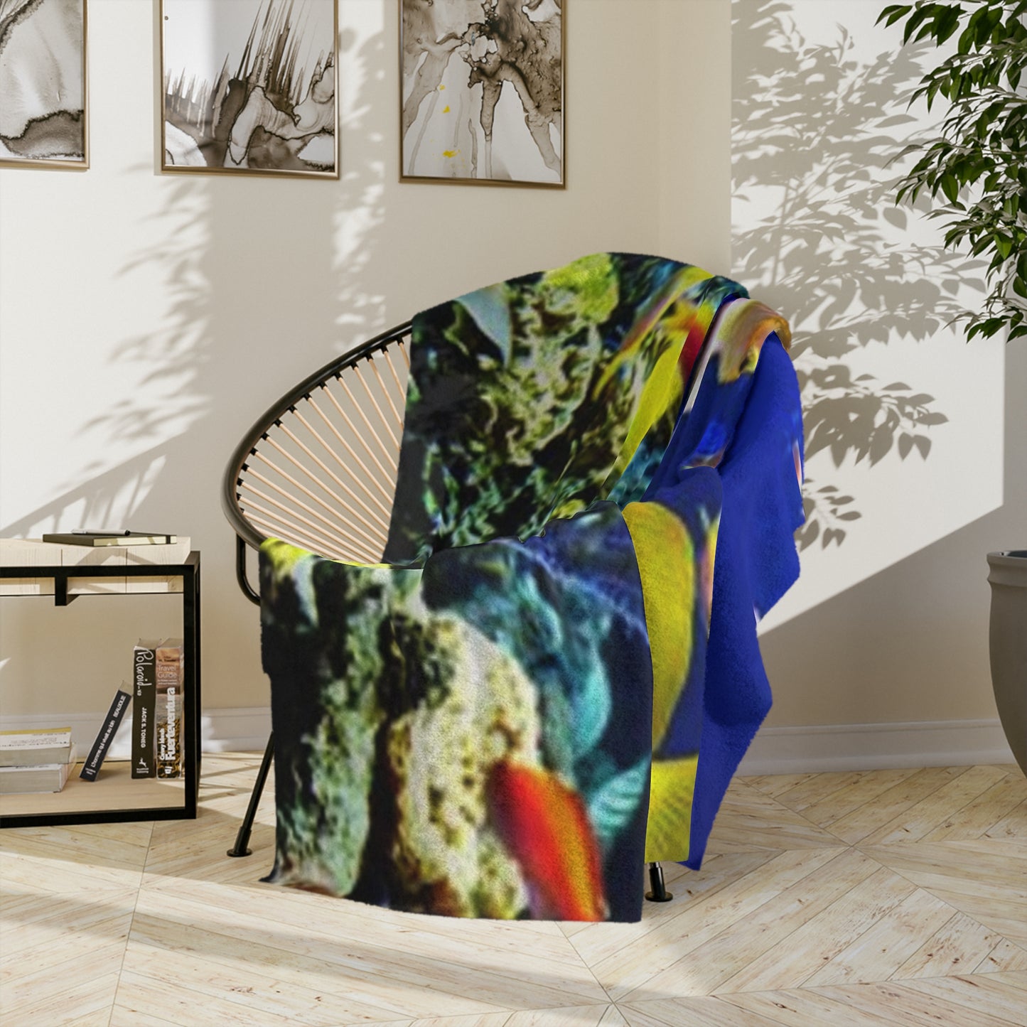 Fish Velveteen Microfiber Blanket