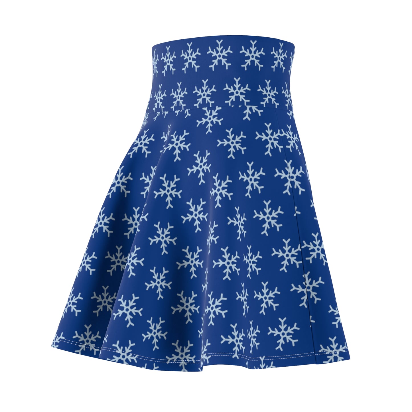 Snowflakes Women's Skater Skirt (AOP)