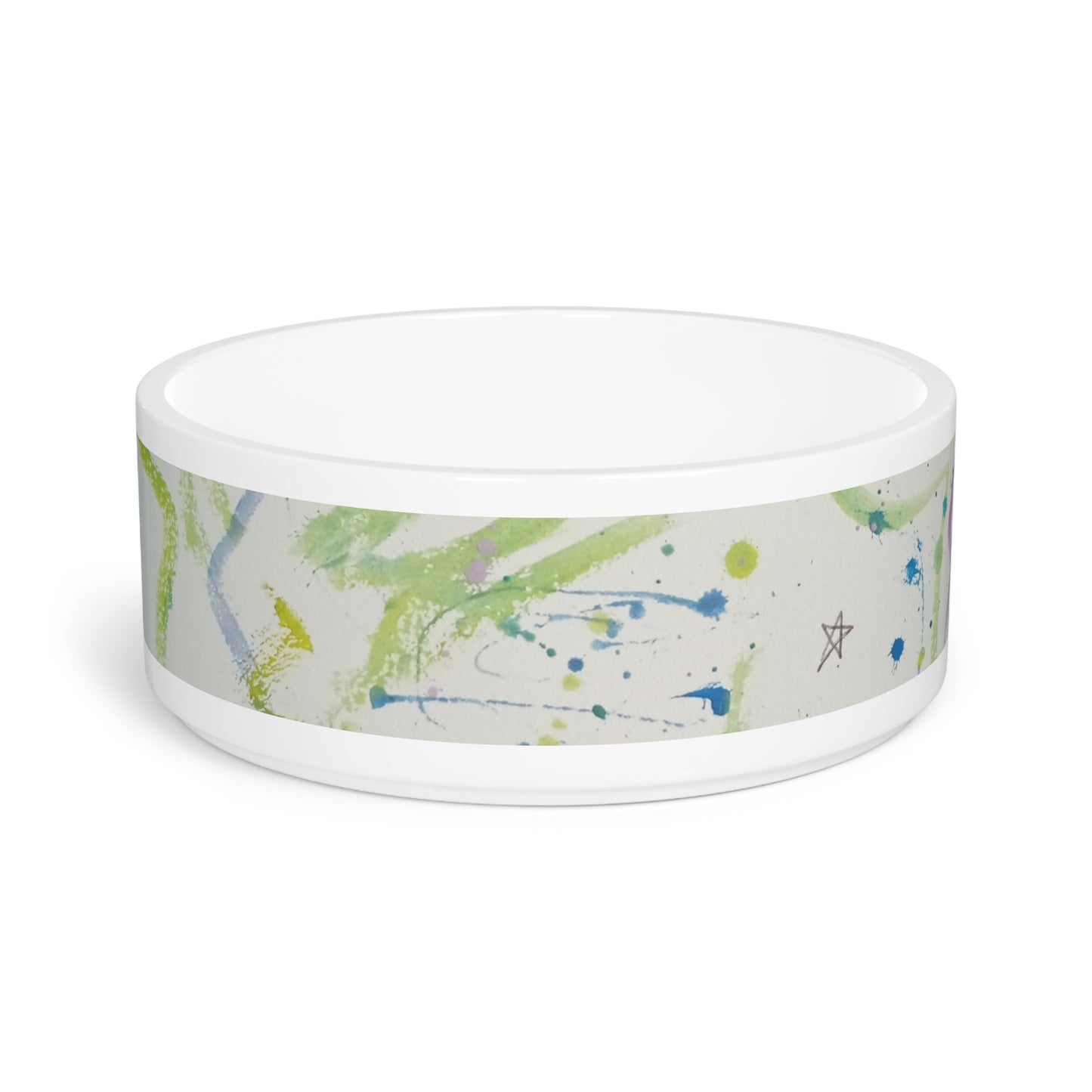 Abstract Art Pet Bowl